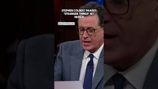 Stephen Colbert Praises 'Stranger Things' Set Design #trending #shorts