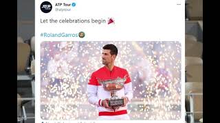World React After Djokovic beat Tsitsipas in the french open final 2021