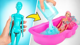 Trải Nghiệm Đập Hộp Đỉnh Cao! Búp Bê Barbie Bật Mí Màu Sắc Với Bọt