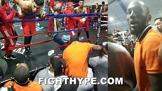 (WOW!) TERENCE CRAWFORD AND JOSE BENAVIDEZ NEARLY COME TO BLOWS; RESTRAINED AFTER HEATED ENCOUNTER