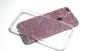 Blingmeister iPhone 6 6s Glitzerfolie mit ArktisPRO Invisible Air Case