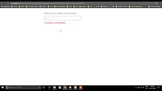 Live Username Availability Check Using PHP, JQuery And AJAX