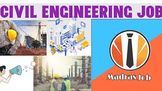 CIVIL ENGINEERING JOBS | சிவில் பொறியியல் ‌வேலை வாய்ப்பு | 2021 Job Vacancy |