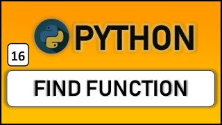 capitalize(), find() functions in python and a program.