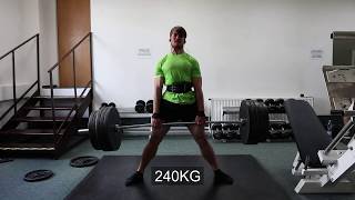 530lb/240kg DEADLIFT @17 years old