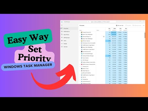 Easy Way to Set Priority in Windows Task Manager