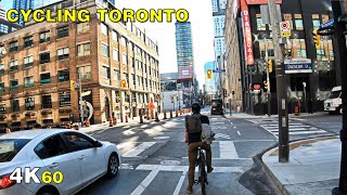 Cycling Toronto - Downtown Pandemic Ride on May 1, 2020 [4K]