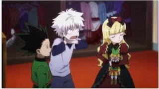 (hunter X hunter) killua and retz fighting for 1 minutes 40 seconds