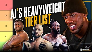 Anthony Joshua Heavyweight Tier List | Tyson Fury, Deontay Wilder, Francis Ngannou \u0026 Chisora shock 😮