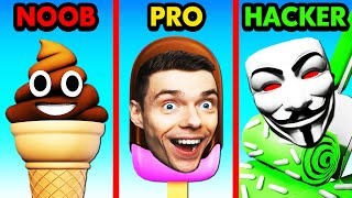 NOOB vs PRO vs HACKER DESSERT