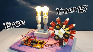 Self running Free Electricity Generator using Magnets and Copper Wire