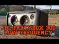 JBL Partybox 300 Bass test - low Frequency mode without grill