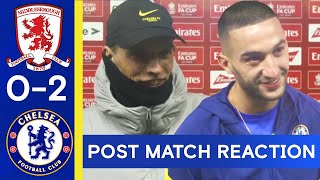"Super Happy to be Going Back to Wembley!" | Middlesbrough 0-2 Chelsea | Post Match Reaction