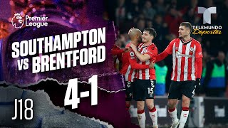 Highlights & Goals | Southampton vs. Brentford 4-1 | Premier League | Telemundo Deportes