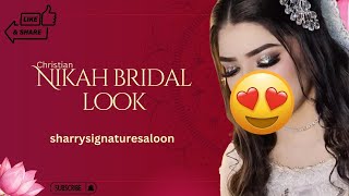 Nikah bride makeup look | Nikah bridal makeup tutorial | Nikah bride look