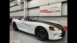 2004 DodgeSOLDSOLDSOLD Viper SRT-10 Mamba edition 107 of 200 6 speed with 69k kms!