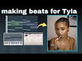 Making Amapiano beats for Tyla in FL Studio 2025 tutorial