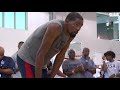 kevin durant wins heated 1 on 1 game at usa training camp 🔥