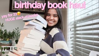 HUGE BOOK HAUL | new books on my physical TBR