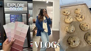 VLOG| PRODUCTIVE FEW DAYS… HOME PROJECTS, DIY LIMEWASH, MORE BAKING