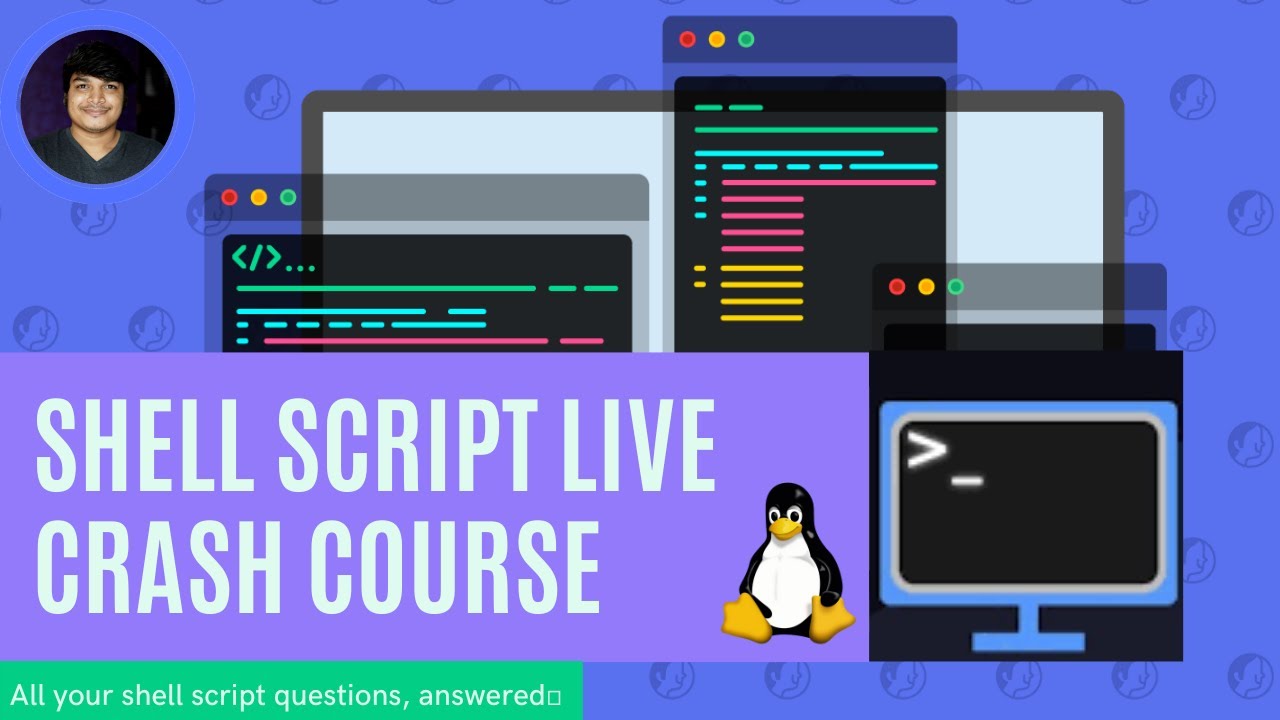 Shell Script Live Crash Course Learn With Sandip Youtube