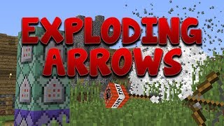 Minecraft EXPLODING ARROWS in Vanilla | 1.12.2 Command Block Tutorial