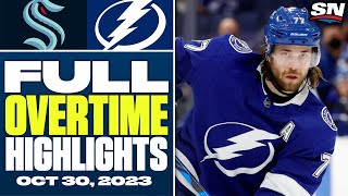 Seattle Kraken at Tampa Bay Lightning  | FULL Overtime Highlights - October 30, 2023