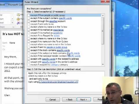 Outlook Auto Reply with a Template Outlook Auto Reply with a Template