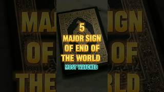 5 Major Sign Of End Of The World😱 | #shorts #ytshortsvideo #islam #islamicvideo #shortsvideo #viral