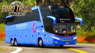 Euro Truck 2 - BELO HORIZONTE X SÃO PAULO MAPA EAA BUS 4.0 l G7 1600 LD ► G27