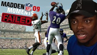 Madden 09 Ed Reed Ruined My NIGHT! Madden Moments Part 2