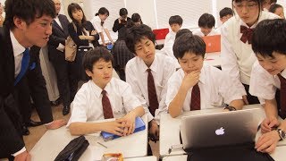 【新経済連盟】広尾学園　ICTを利活用した教育の視察