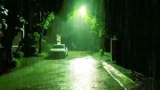 Best Rain Sounds For Insomnia, Sleeping Within 10 Minutes Of Rain White Noise Lullaby ASMR