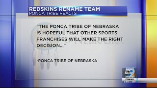 Ponca Tribe of Nebraska releases statement on Washington’s NFL team dropping name