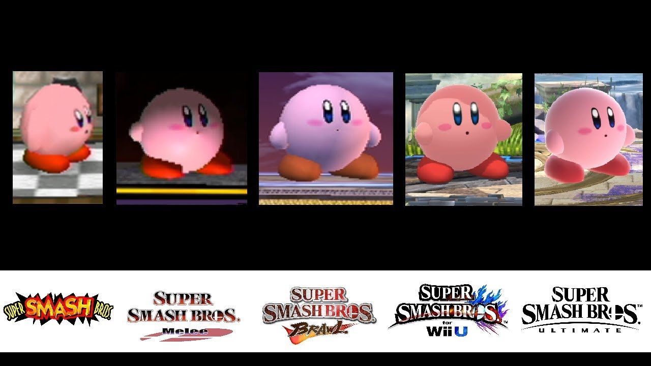 Evolution Of Kirby's Moveset In Super Smash Bros. (1999-2018) - YouTube