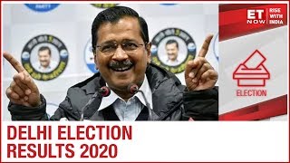 Arvind Kejriwal's Aam Aadmi Party passes majority mark | Delhi Election Results 2020