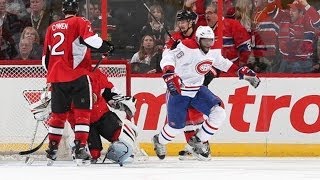 P.K. Subban celebrates after OT winner