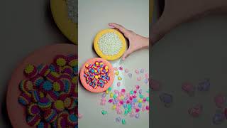 Oddly Satisfying video Colored Beads and Balls #beads #oddlysatisfying #Satisfying #shorts