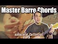 How to play Barre chords | 4 pro tips to master bar chords, ukulele tutorial #tips #ukulele #chords