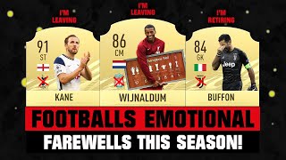 FOOTBALLERS EMOTIONAL Farewells! 😱🔥 ft. Wijnaldum, Aguero, Kane, Buffon...