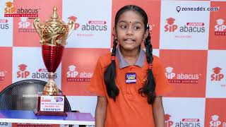 Sana's Journey to Becoming a Regional Prodigy in SIP Abacus