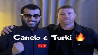 Canelo Alvarez MEETS W/ TURKI \u0026 Bud Crawford responds!