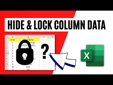 How to Hide and Lock Columns in Excel