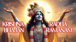 Radha Ramanam Hare Hare | Nonstop Krishna Bhajan | Relaxing Video | Immerse in Devotion