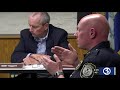 video simsbury officers taking a vote of no confidence against police chief