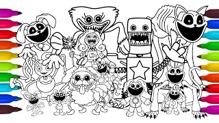 POPPY PLAYTIME Chapter 3 Coloring Pages / How to Color All New Bosses and Monsters #f202