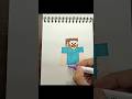 Drawing Steve #shorts #steve #trending #drawing