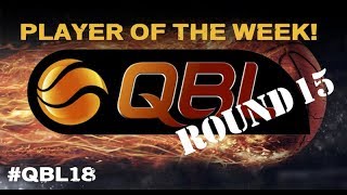 QBL 2018 Round 15 Player of the Week, Alicia Carline Gold Coast Rollers