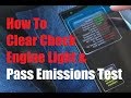 How to Clear Check Engine Light and Pass Emissions Test Under $20