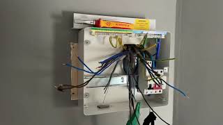 Time lapse of a fuse board upgrade in Newton-le-Willows